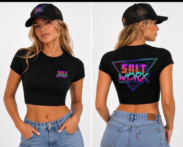 Saltworx premium coastal trucker cap with mesh back panels