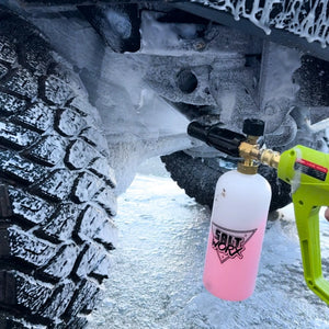Saltworx Pressure Washer Foam Cannon — Adjustable Dilution Dial, All Adapters Saltworx