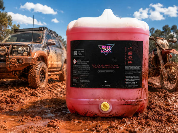 Mud & Red Dirt Exterminator – 20L | Saltworx Australia Saltworx Australia