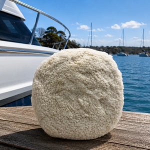 Premium Lambswool Cutting & Polishing Buff Pad | Saltworx Australia Saltworx Australia
