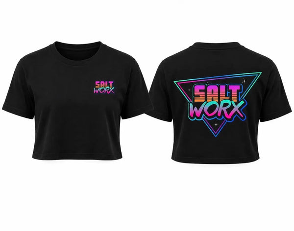 Saltworx Girls Relaxed Crop T-Shirt | Oversized Coastal Tee Australia Saltworx Australia