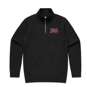Saltworx Unisex Quarter Zip Jumper | Premium Coastal Pullover Australia Saltworx Australia