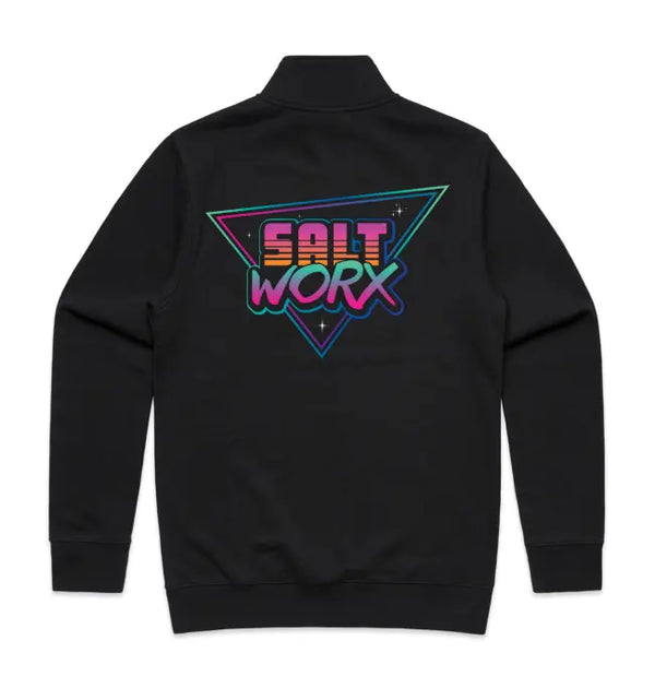 Saltworx Unisex Quarter Zip Jumper | Premium Coastal Pullover Australia Saltworx Australia