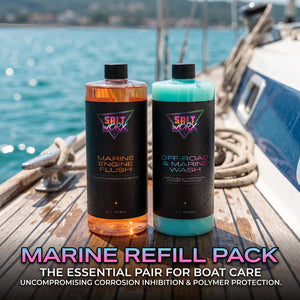 Marine Care Refill Pack | Marine Wash & Engine Flush | Saltworx Australia Saltworx