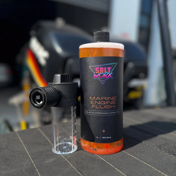 Marine Engine Flush Kit - Outboard, Inboard & PWC Descaler | Saltworx Australia Saltworx